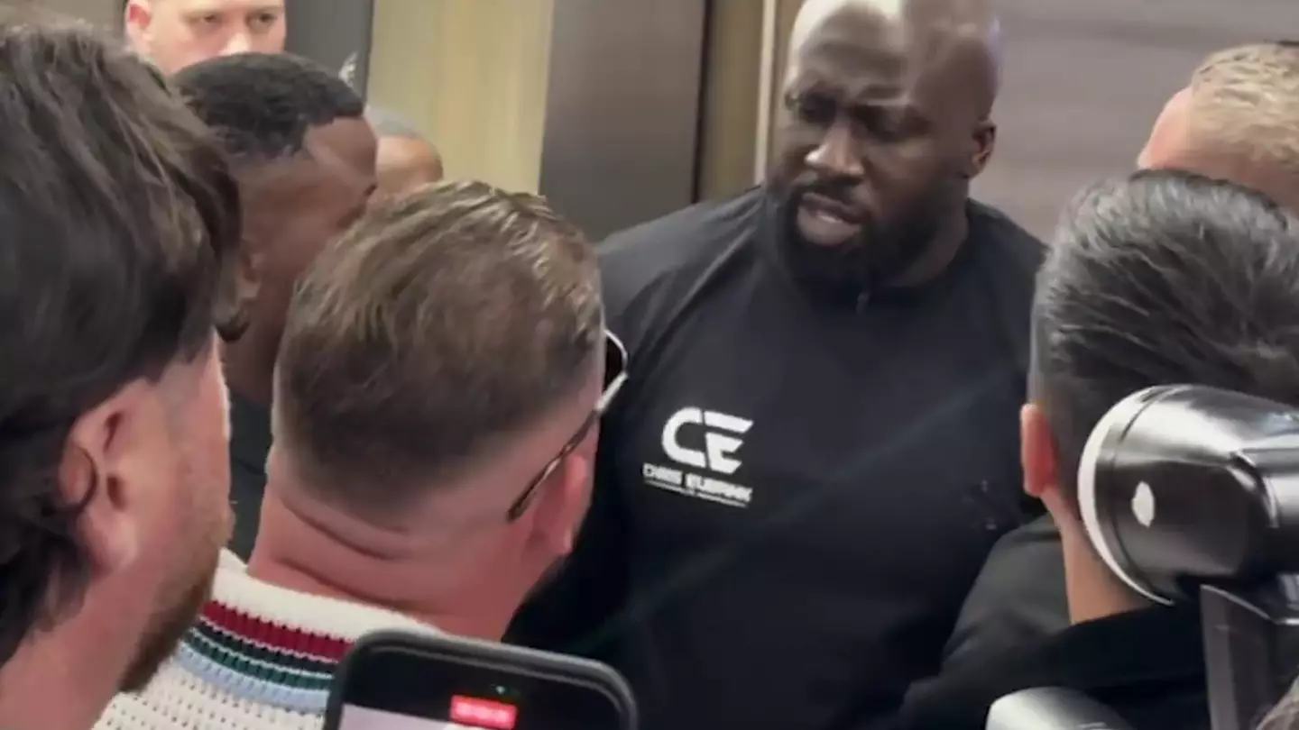 Billy Joe Saunders involved in chaotic scenes after being denied entry to Chris Eubank Jr's dressing room before Conor Benn fight
