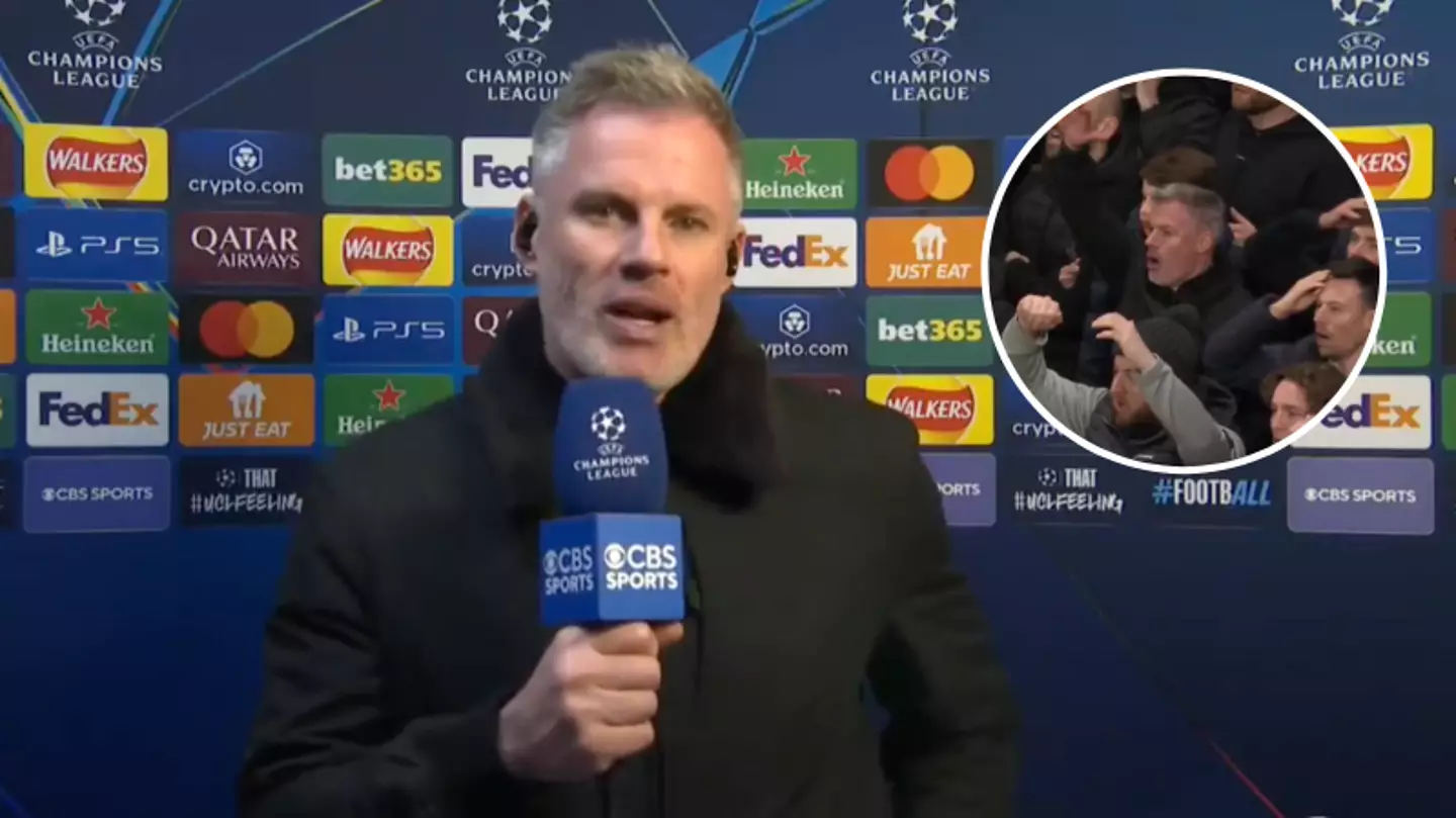 Jamie Carragher spots concerning thing ref allowed in Liverpool shootout vs PSG that doesn't 'normally' happen
