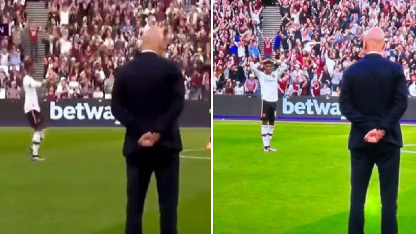 Marcus Rashford's look at Erik ten Hag after David de Gea mistake says it all