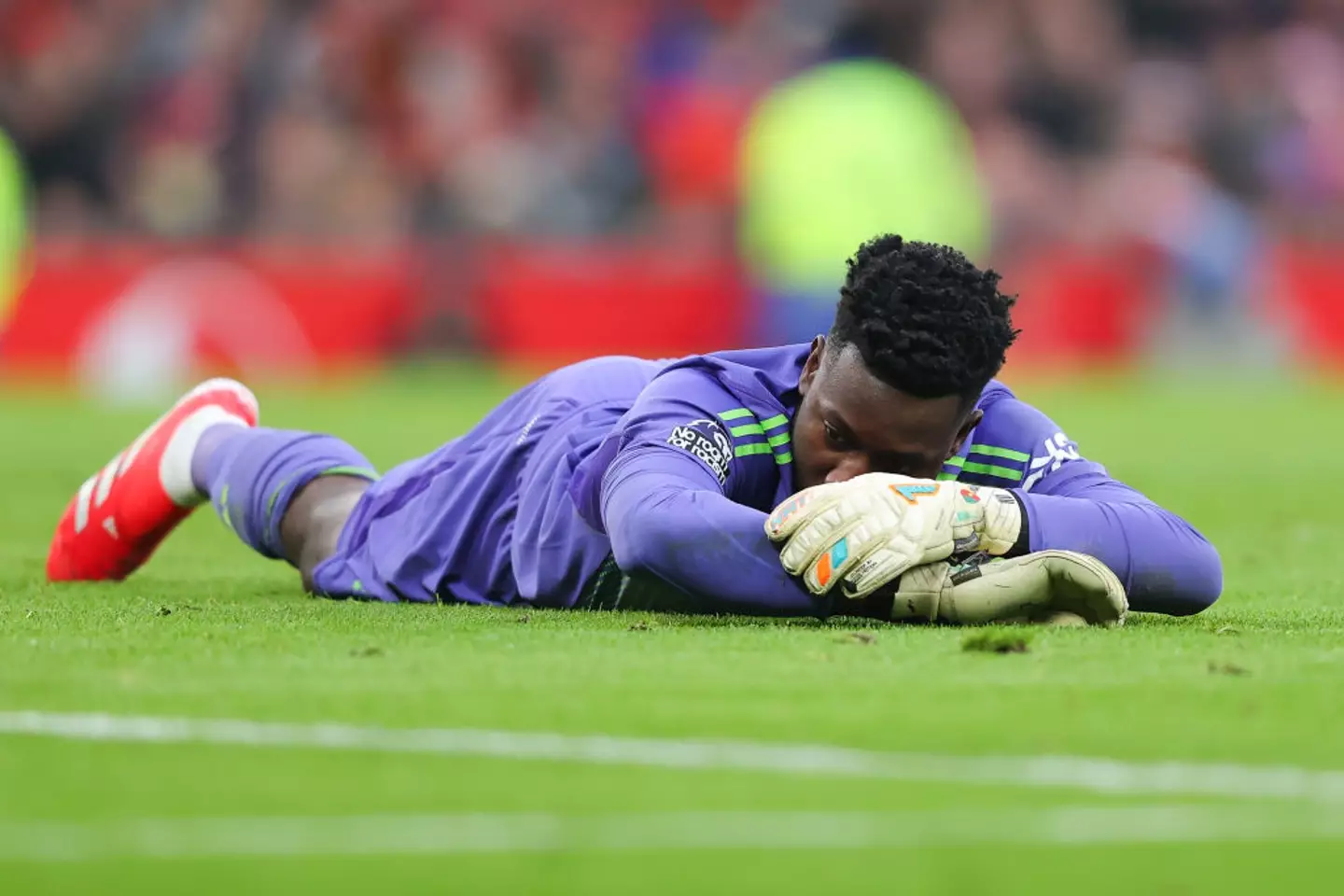 Man Utd goalkeeper Andre Onana struggled against Brighton on Sunday. (Image: Getty)