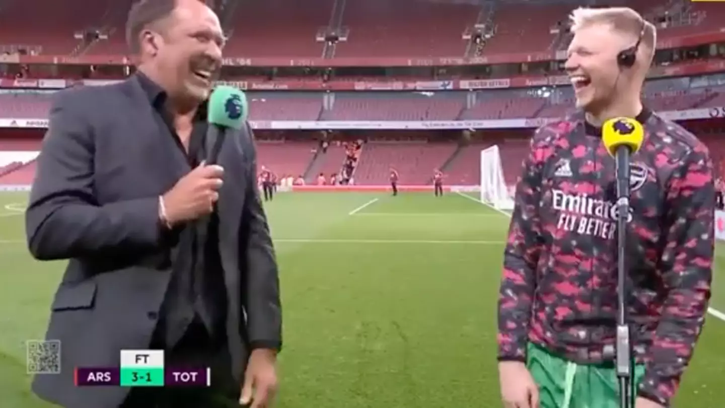 Aaron Ramsdale's Interview With David Seaman Is Comedy Gold, He Is Quickly Becoming Fan Favourite At Arsenal