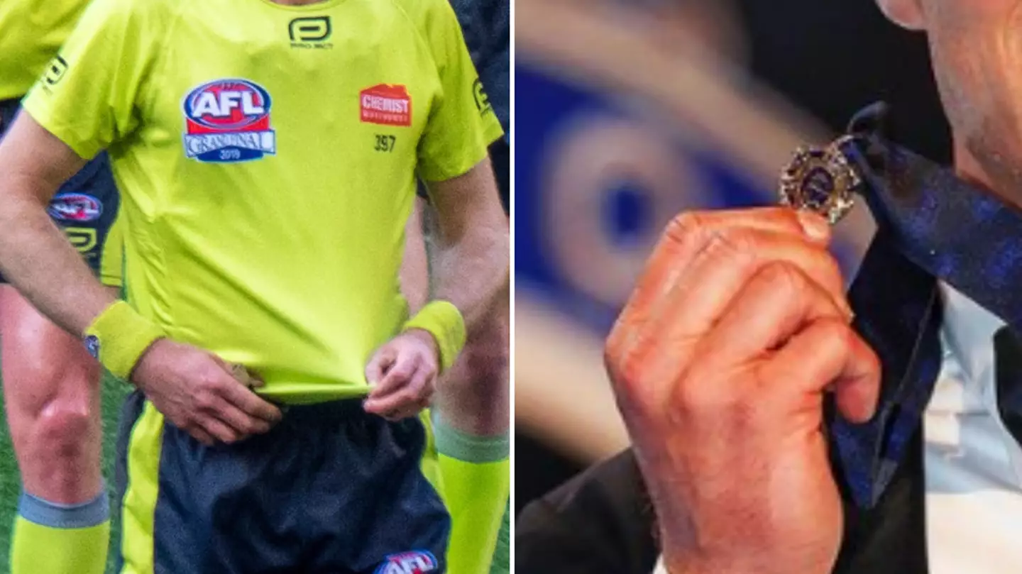 AFL umpire one of four men arrested for suspicious betting on Brownlow Medal