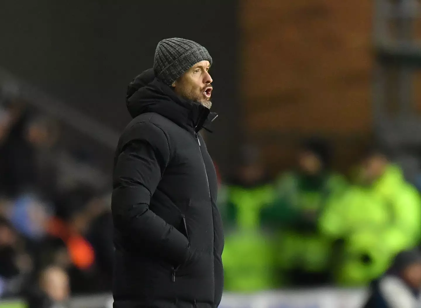 Roy Keane during Manchester United's FA Cup clash at Wigan Athletic. Image: Getty