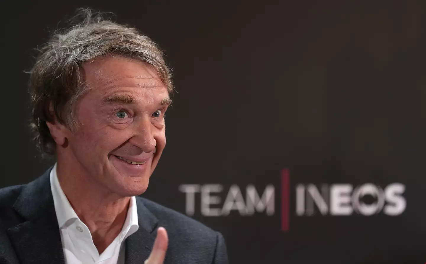 Sir Jim Ratcliffe during a press conference. (Image
