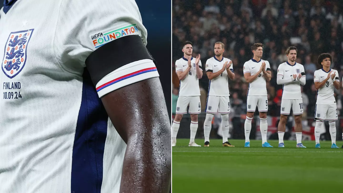 England and Greece players are wearing black armbands in Nations League clash at Wembley