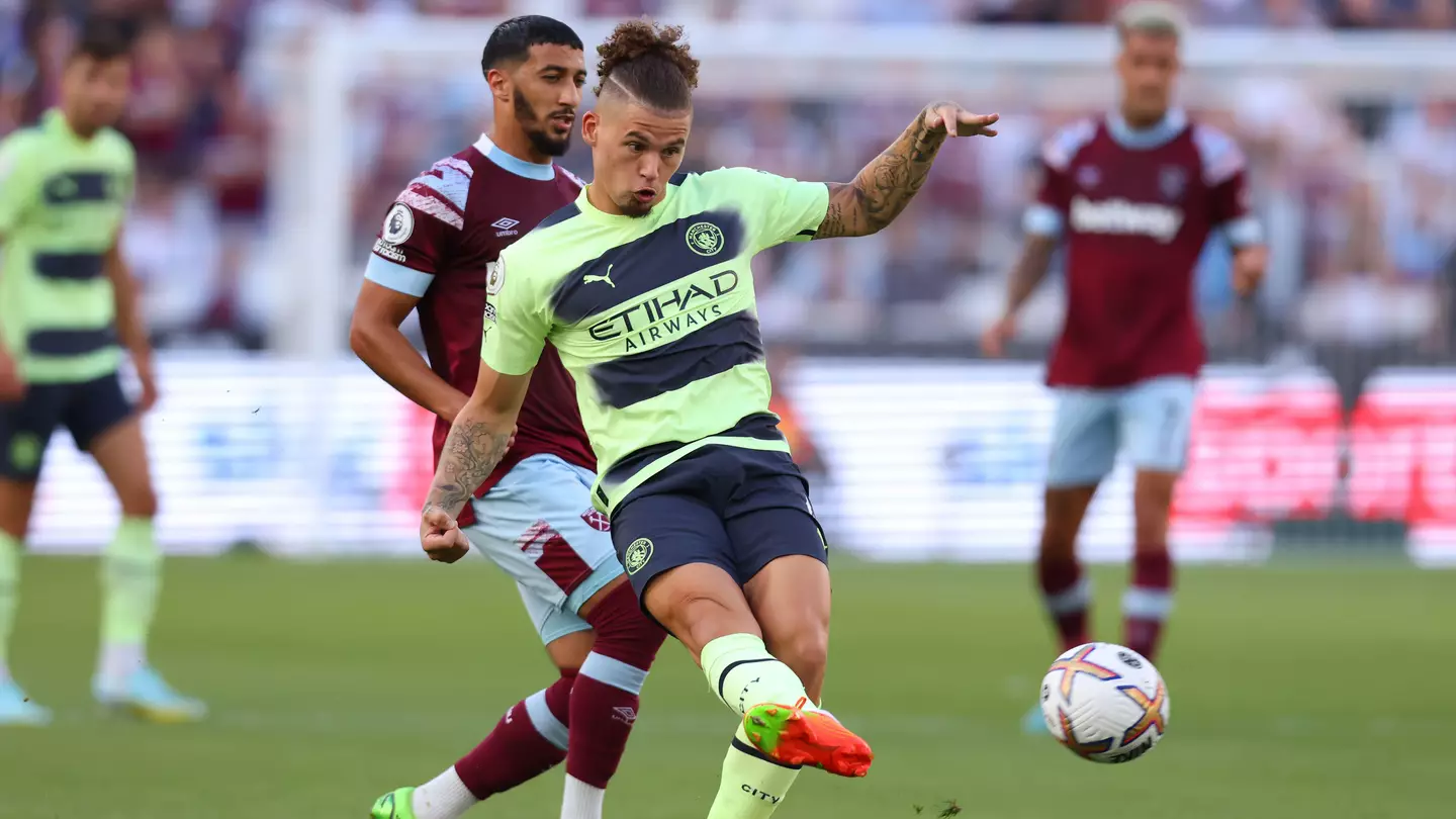 Kalvin Phillips in action vs West Ham