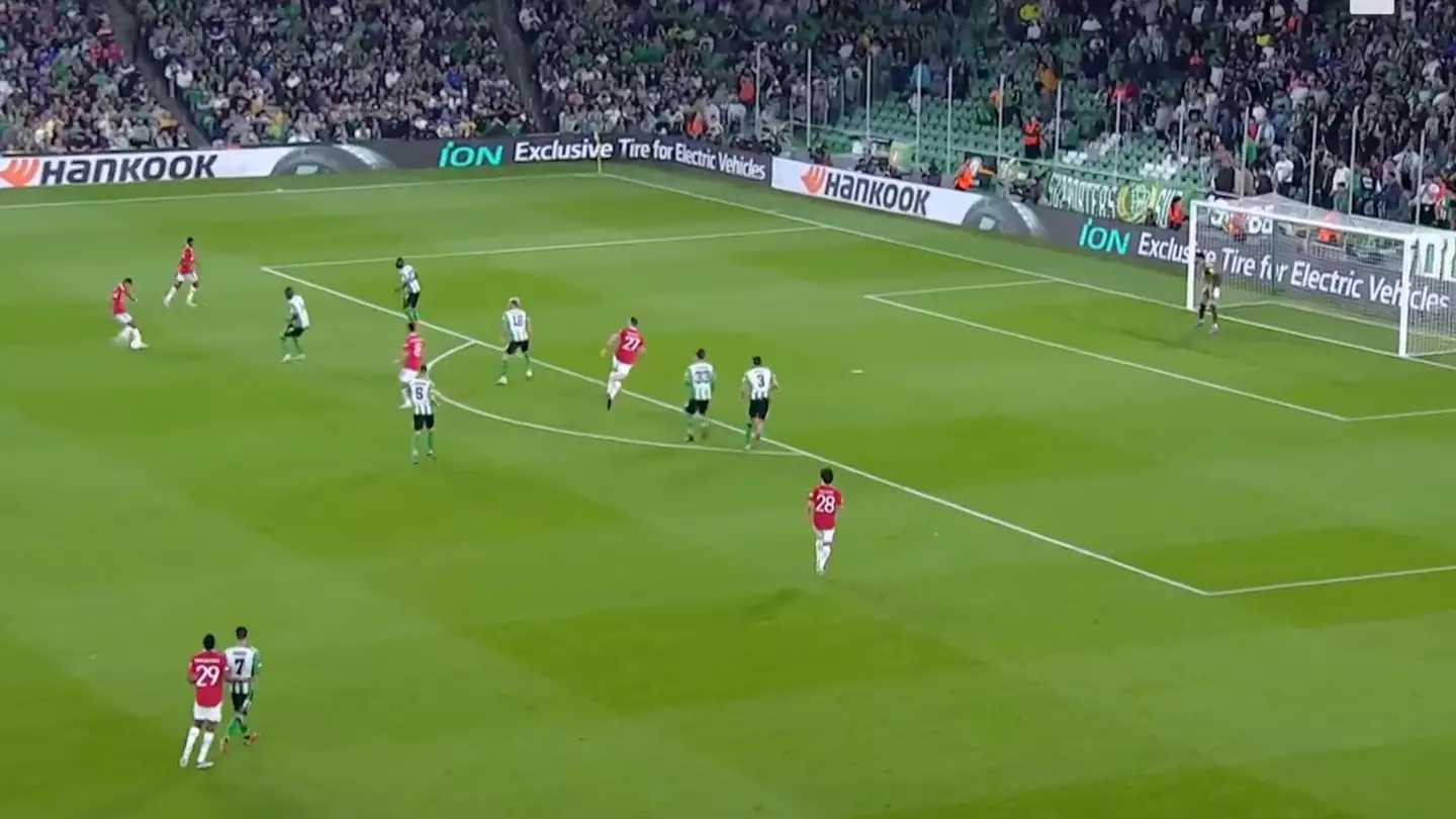 Marcus Rashford scores incredible Man United opener against Real Betis, there is no stopping him in this form