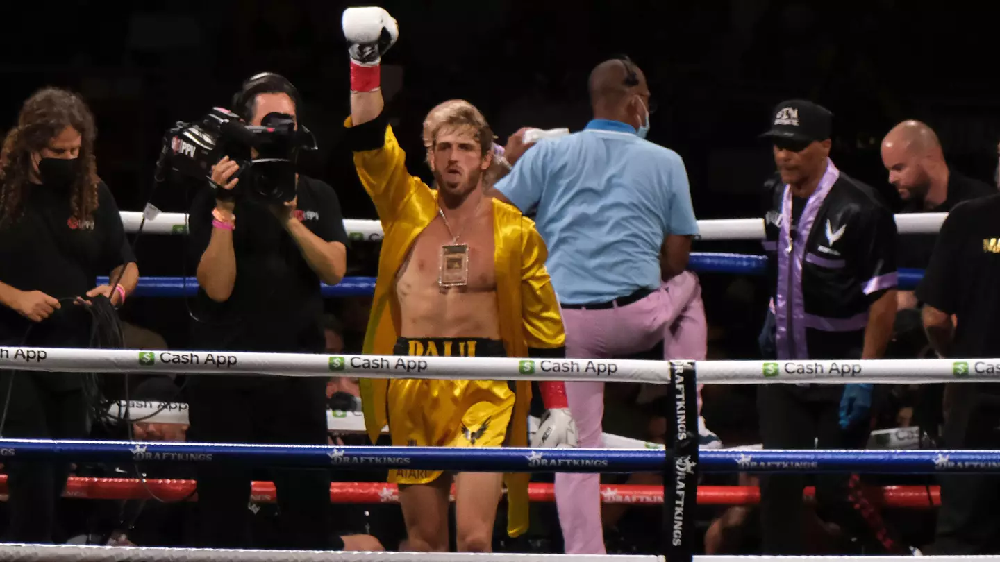 Logan Paul before his bout with Floyd Mayweather.