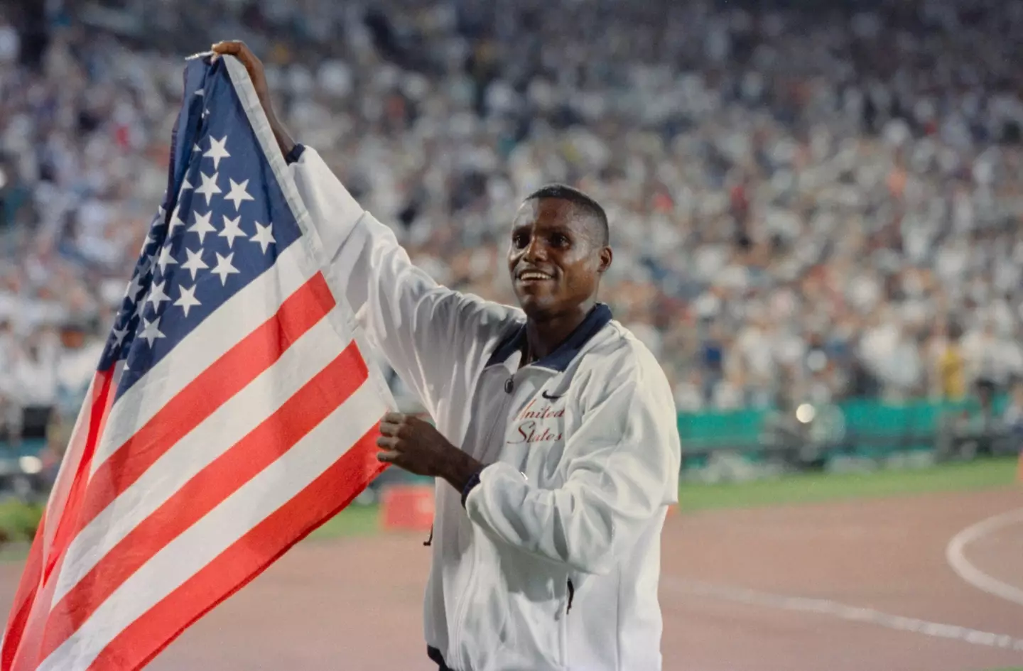 Carl Lewis believes sprinters have a 'better shot' at breaking Usain Bolt's 200m world record rather than his 100m world record. Image: Getty