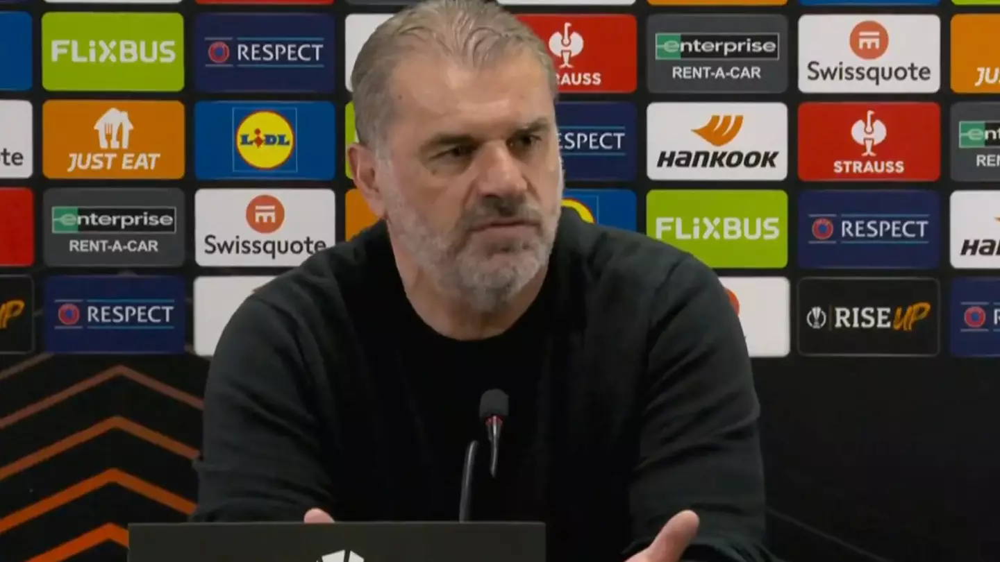 Ange Postecoglou gives incredibly spiky answer to journalist immediately after reaching Europa League final