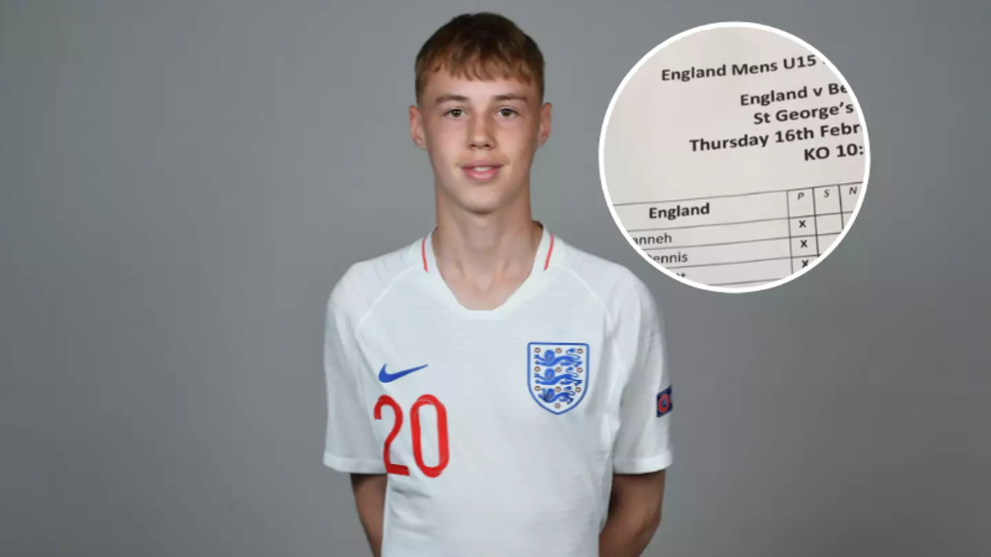 England U15 team sheet from 2017 resurfaces and ridiculous line-up has blown fans away