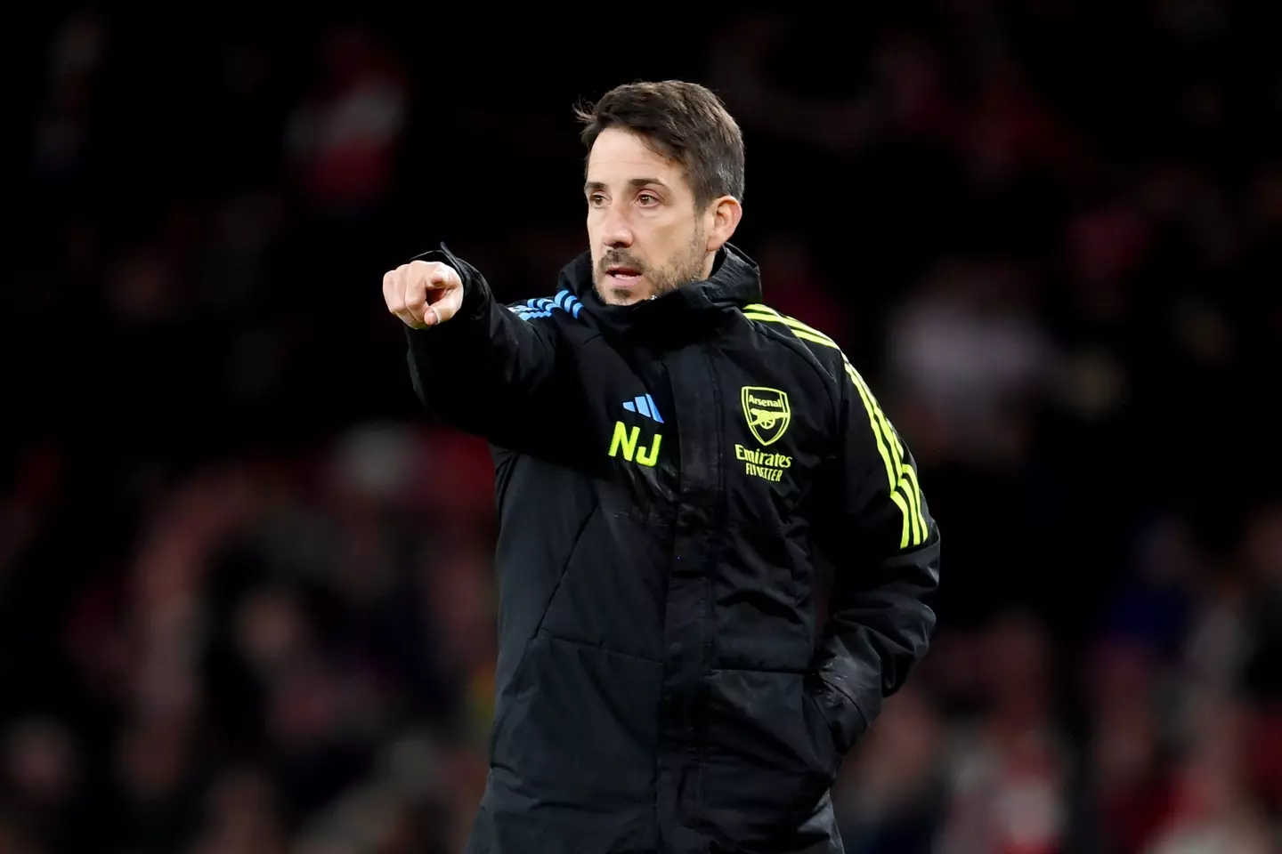 Nicolas Jover is the brains behind Arsenal's set pieces. Image: Getty