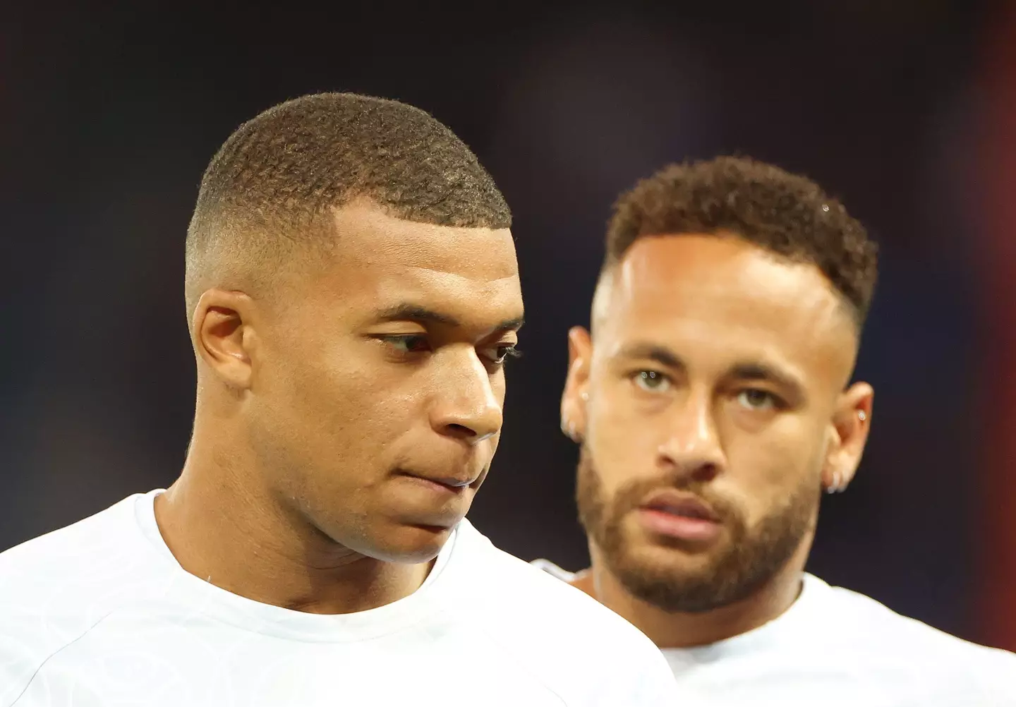 Things between Neymar and Mbappe haven't looked great. Image: Alamy
