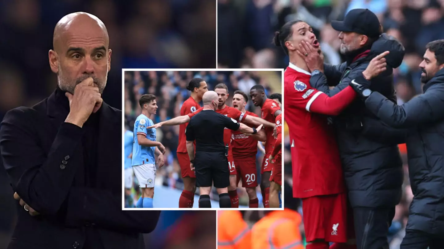 Pep Guardiola stokes fires with Liverpool crowd influencing referees claim ahead of huge Man City title clash
