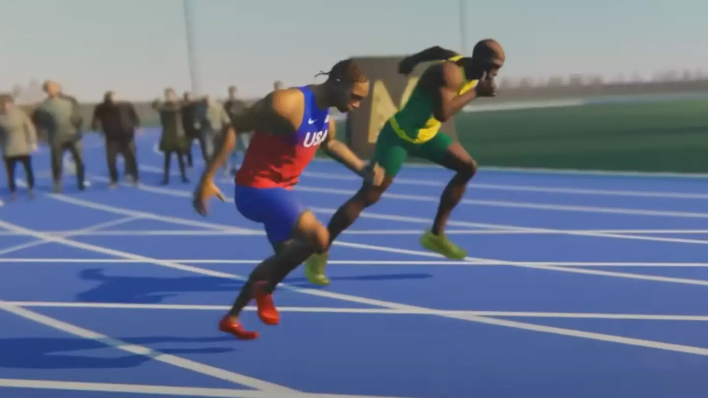 3D simulation shows how a 100m race between Usain Bolt and Noah Lyles would go down