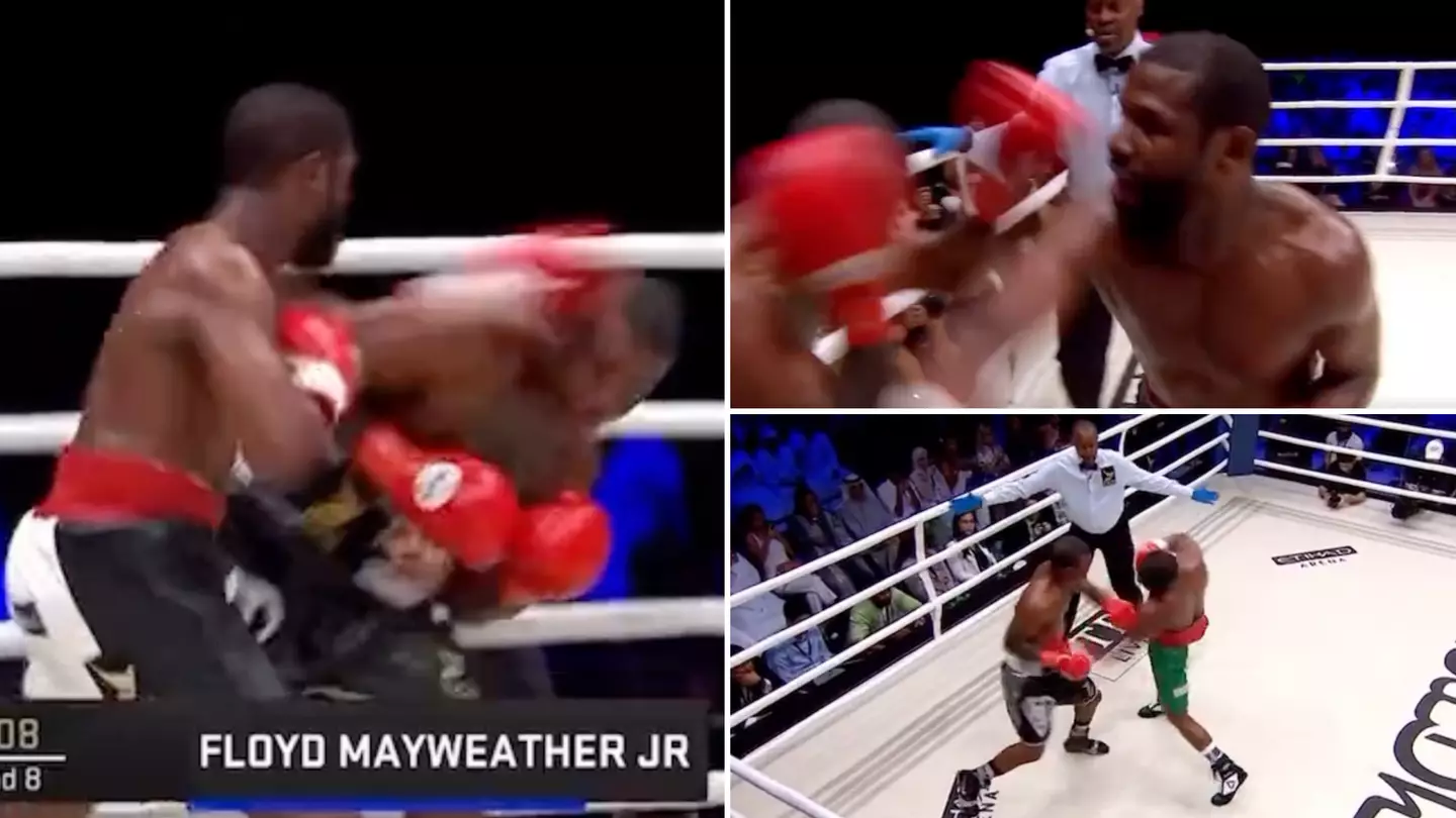 You May Have Missed Floyd Mayweather 'Beating TF' Out Of Don Moore Last Night, Footage Has Emerged