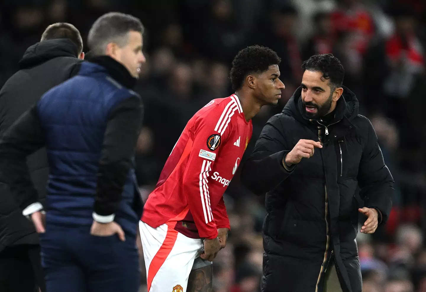 Marcus Rashford fell out with Ruben Amorim at Manchester United. Image: Getty