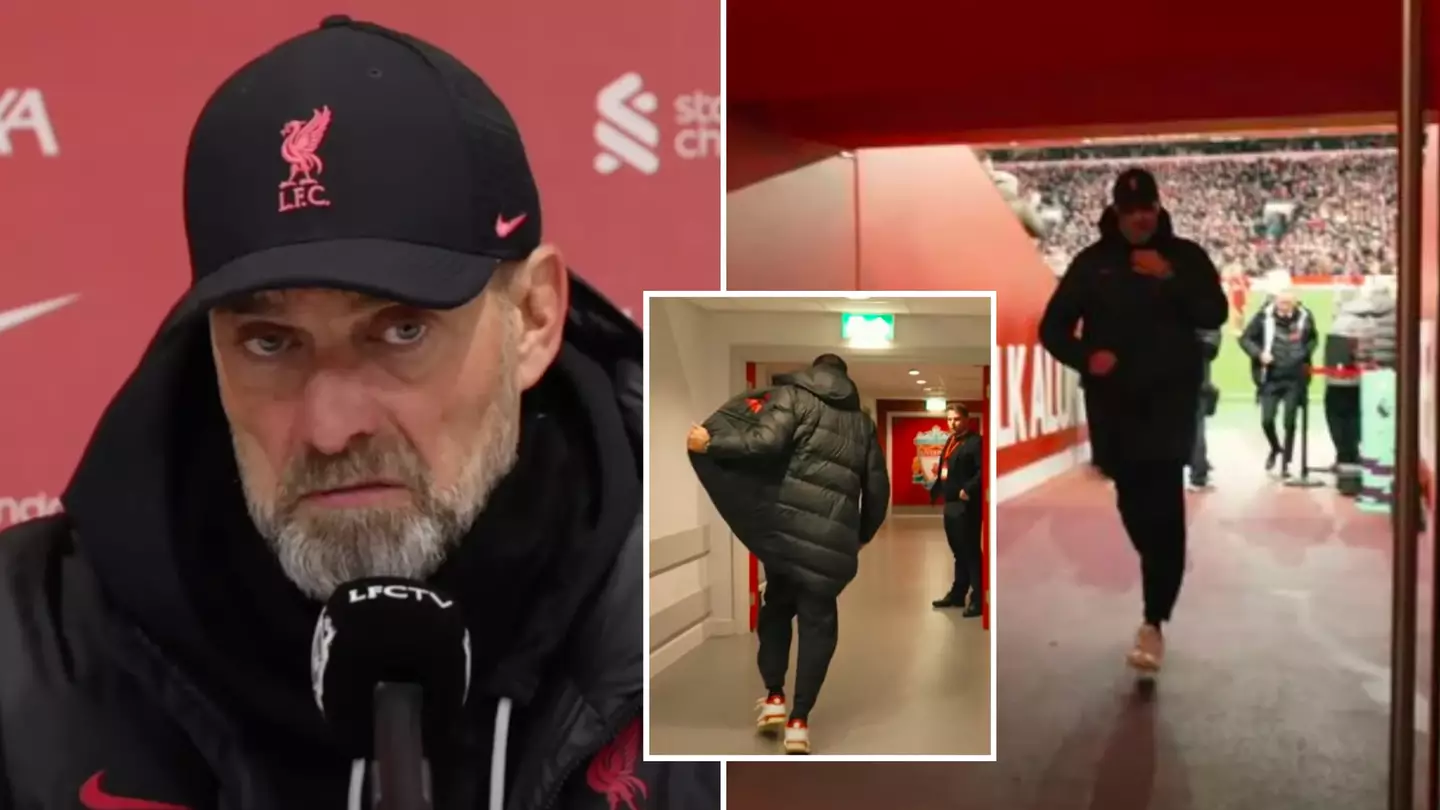 Why Jurgen Klopp runs down the tunnel at half-time, it paid off against Man United