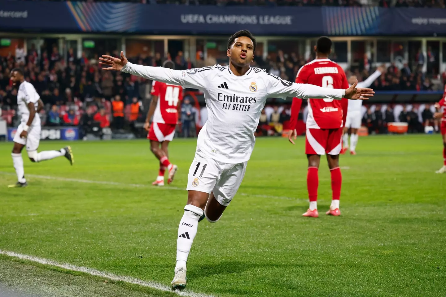 Rodrygo has been linked with a move to Saudi Arabia. Image: Getty