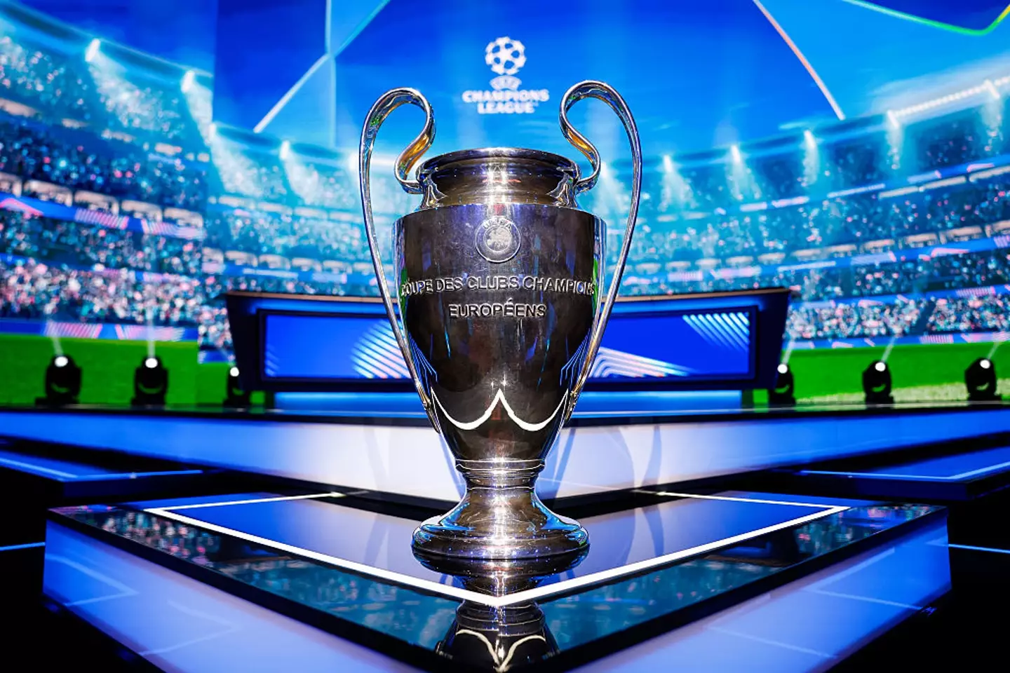 The Champions League trophy (Credit:Getty)