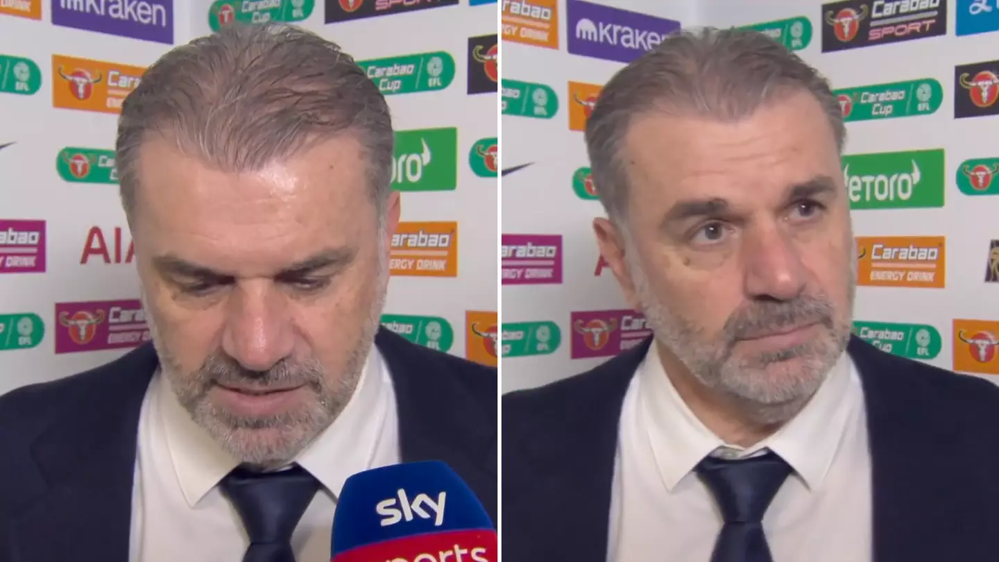 Ange Postecoglou fires back at Sky pundits in box office interview after Spurs' chaotic win over Man Utd