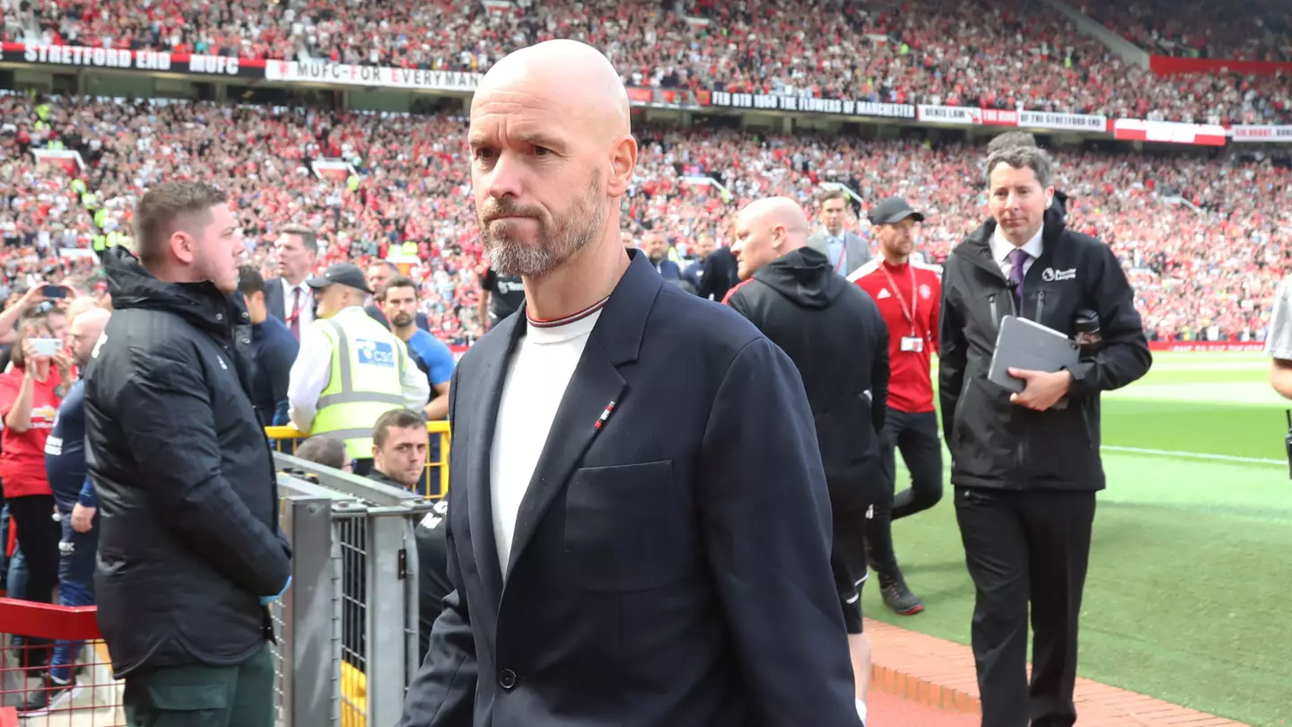 Erik ten Hag at Old Trafford (Alamy)