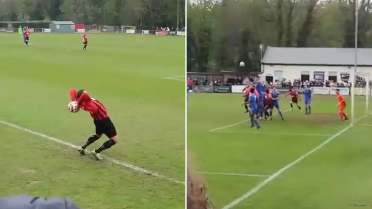 Fans Stunned By Non-League Player's Incredible Throw-In Technique, Rory Delap Would Be Proud