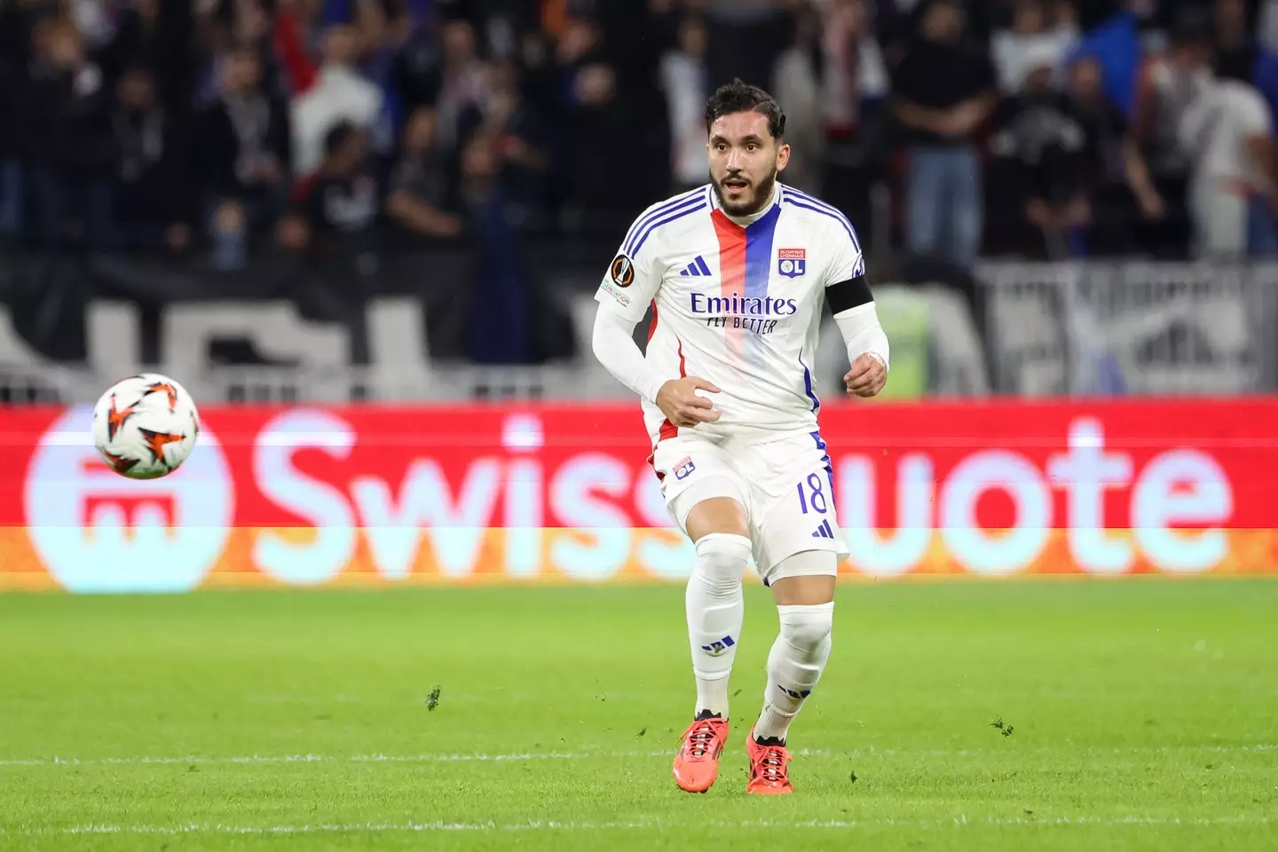 Rayan Cherki has been linked with a move to the Premier League. Image