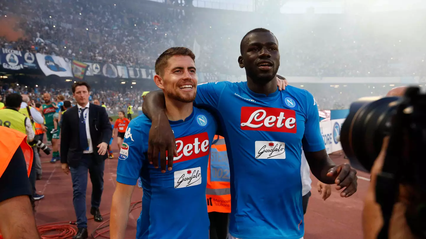 Kalidou Koulibaly and Jorginho both played together for Napoli and will now be Chelsea teammates. (Alamy)