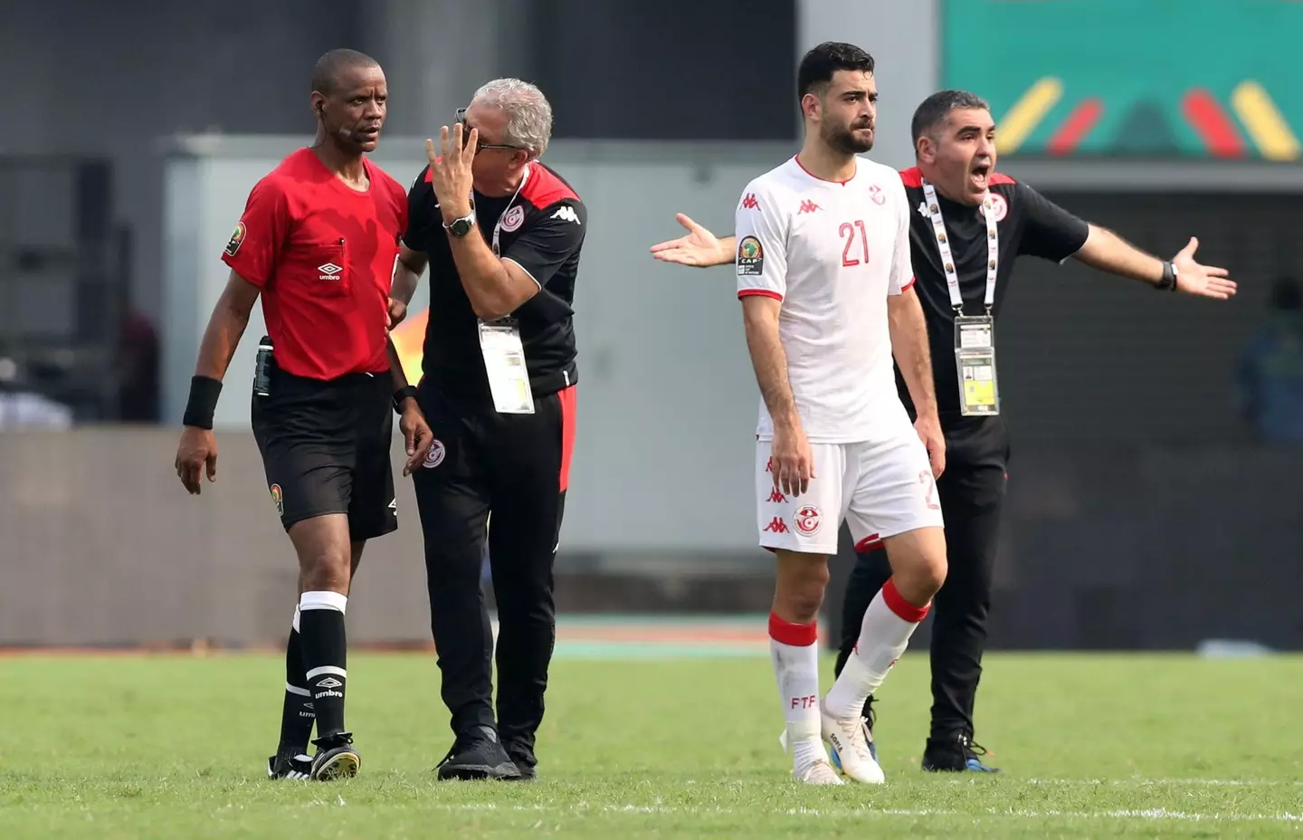 Janny Sikazwe at the centre of controversy during AFCON. Image: Alamy