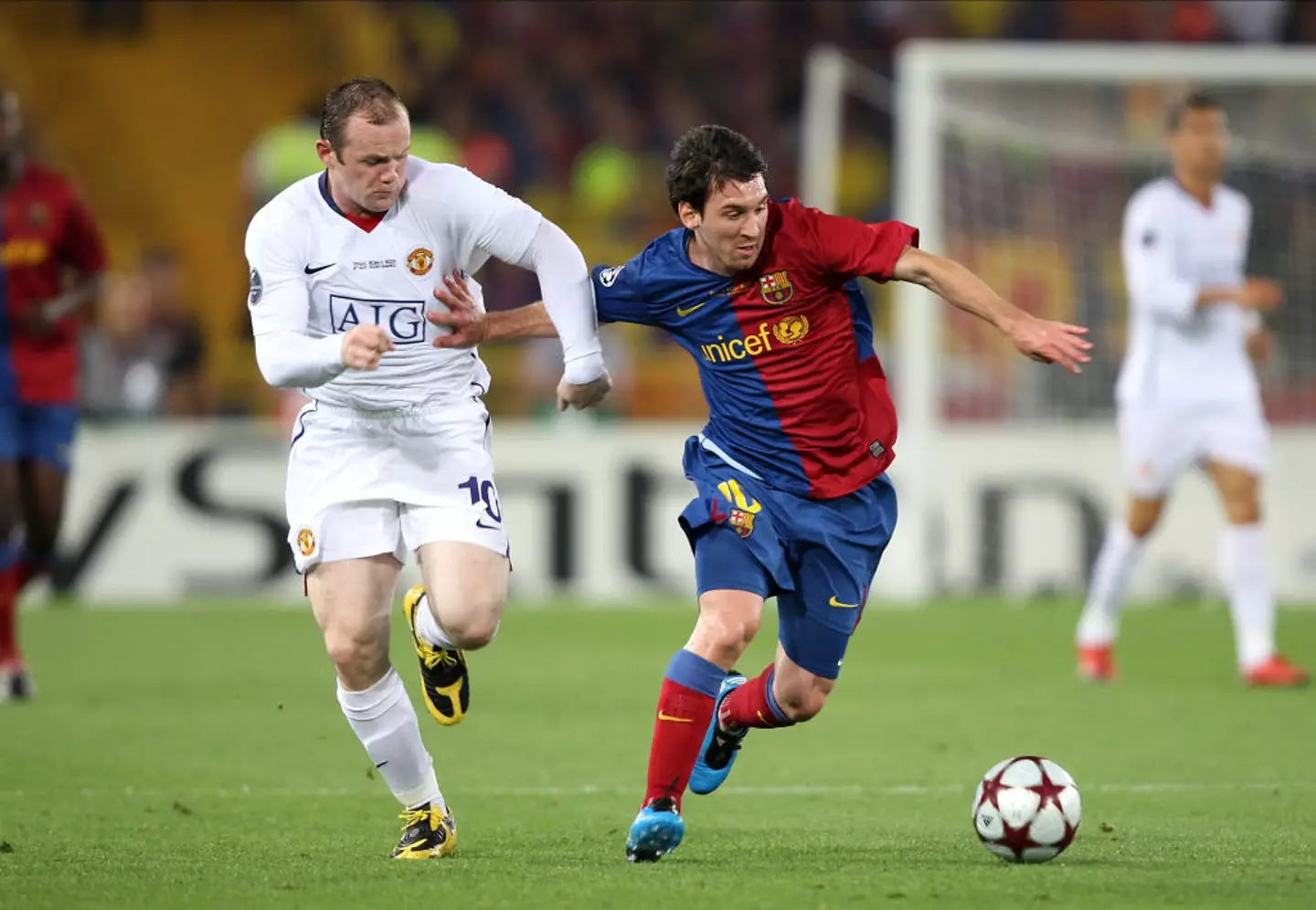 Wayne Rooney faced Lionel Messi in the 2009 Champions League final (Credit:Getty)