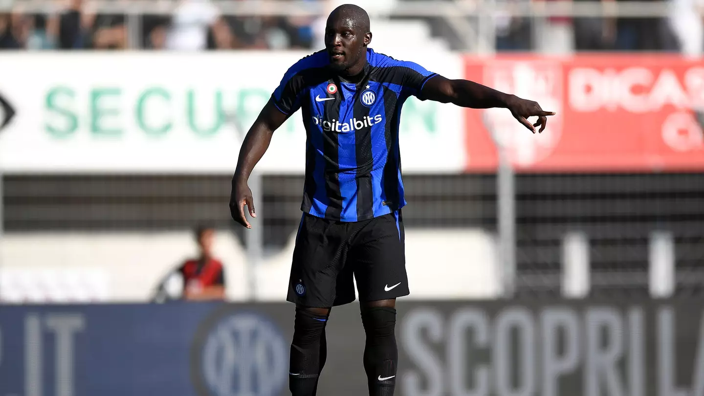 Romelu Lukaku of FC Internazionale gestures during the pre-season friendly football match between FC Lugano and FC Internazionale. (Alamy)