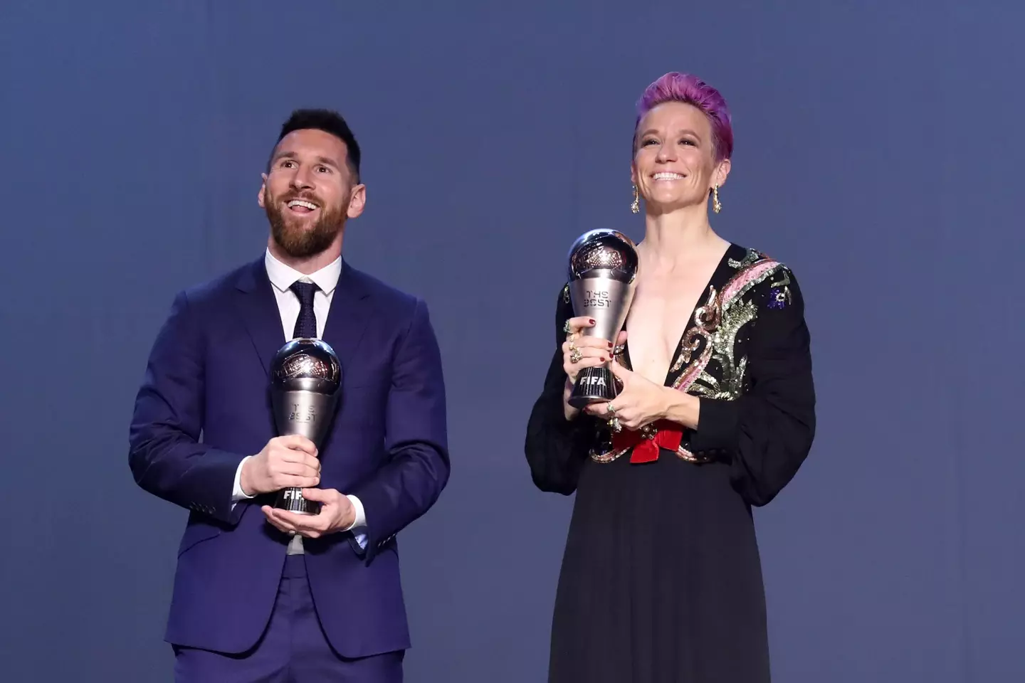 Rapinoe was named the FIFA Best Player in 2019 alongside Lionel Messi. (Image: Getty)