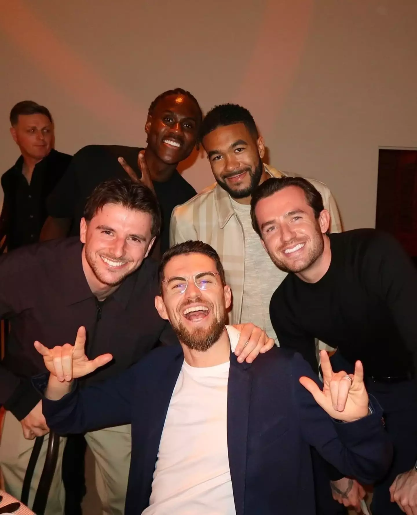 Mason Mount met up with his former Chelsea teammates last weekend. Image: Instagram/Cat Cavelli