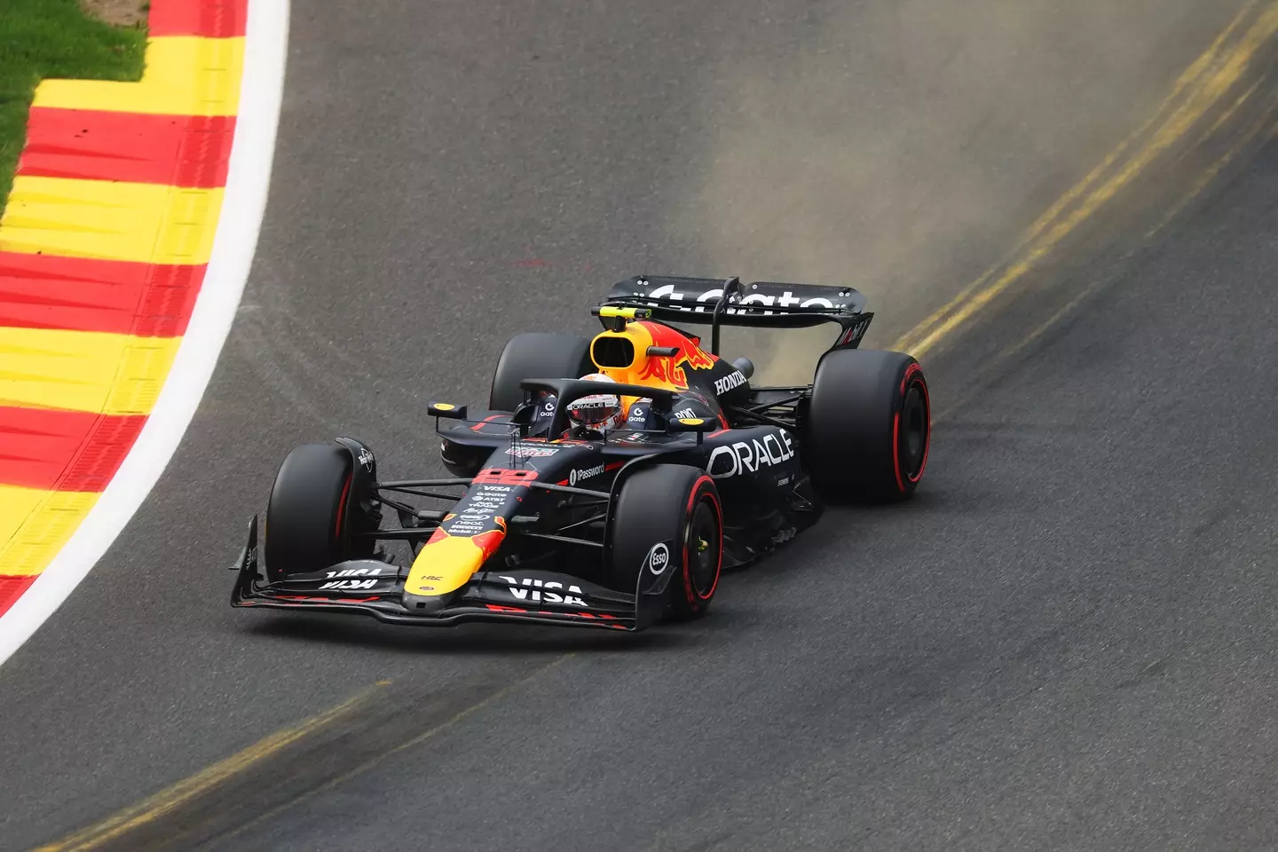 Red Bull are having a fine weekend in Belgium. Image: Getty