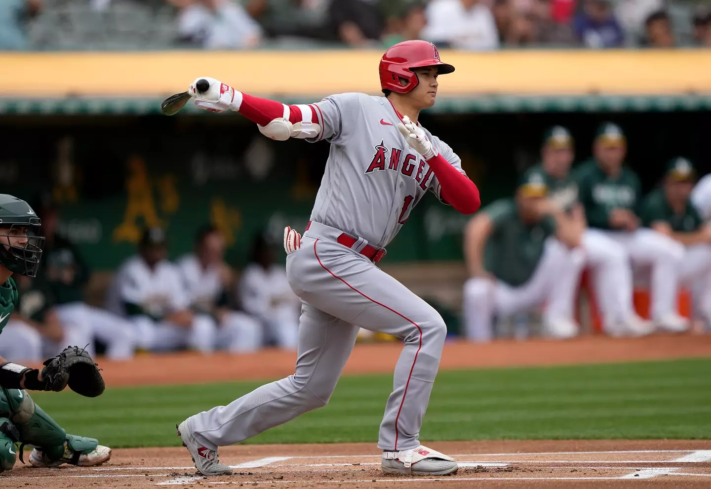 Shohei Ohtani in action. Image: Getty 