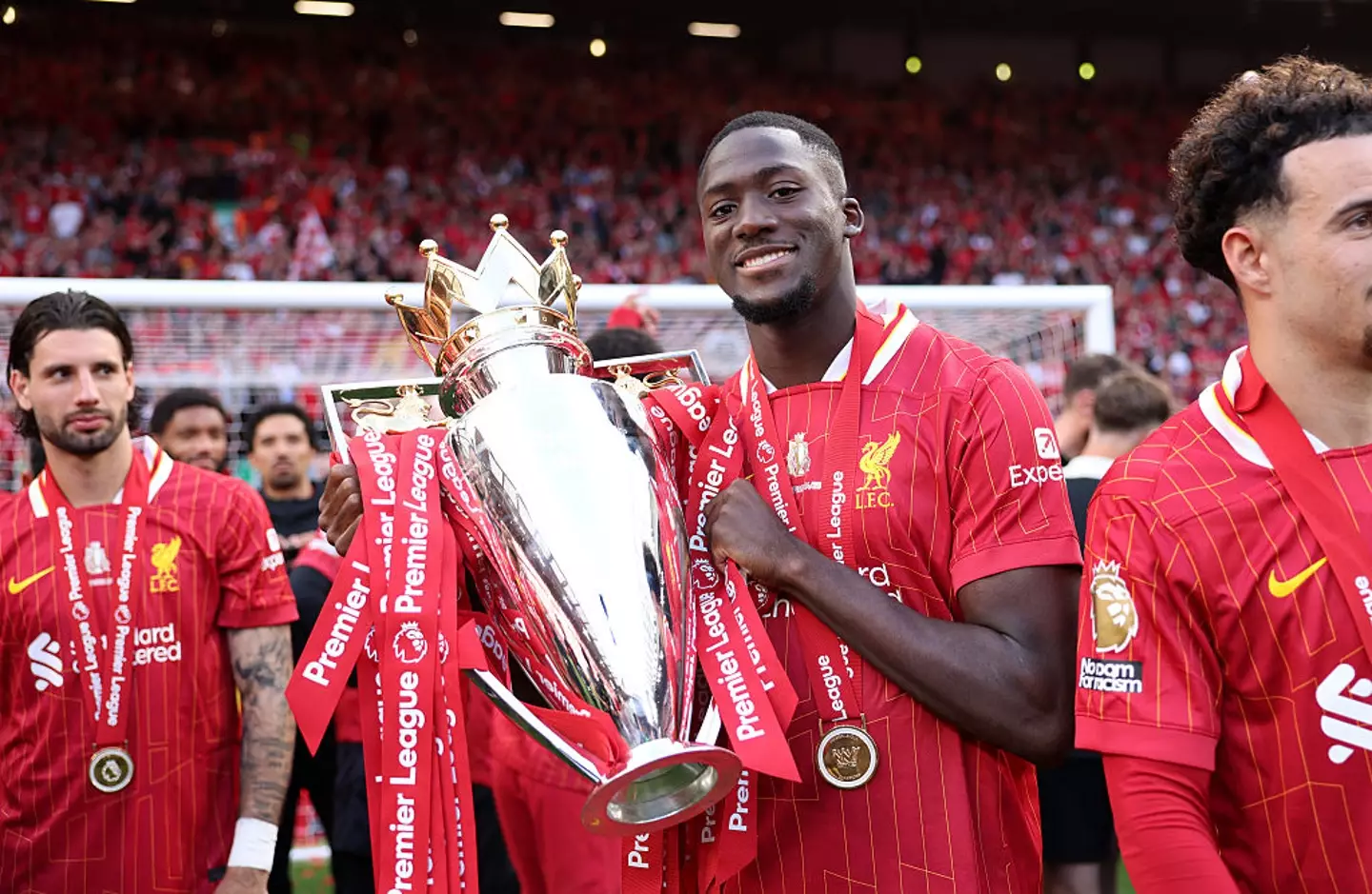 Ibrahima Konate won the Premier League last season (Credit:Getty)
