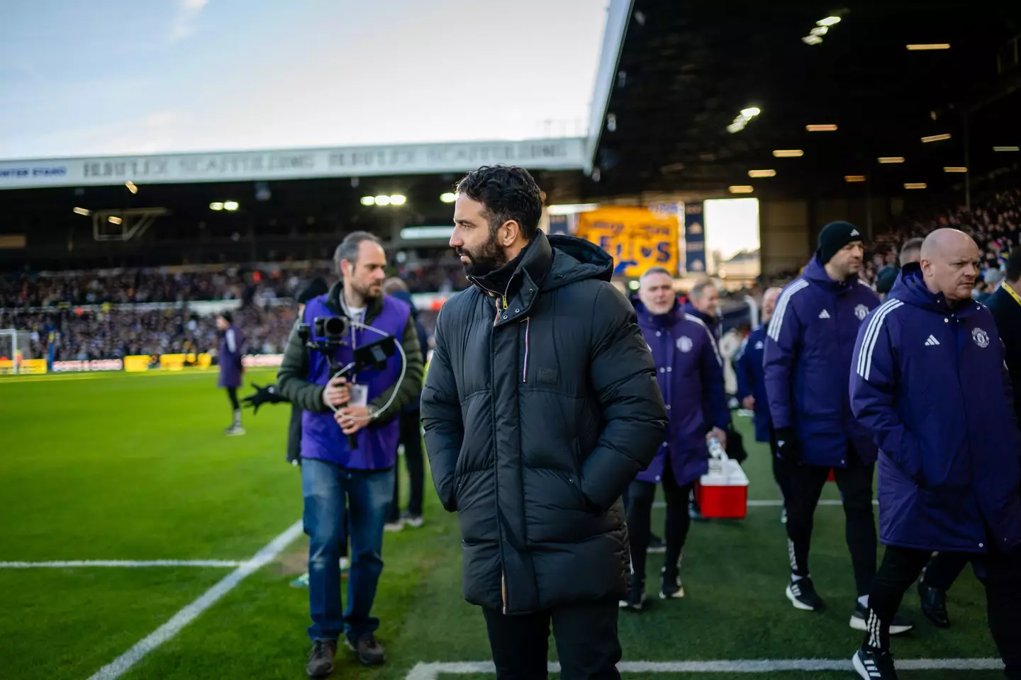 Amorim's last game in charge was a 1-1 draw at Leeds (Image: Getty)