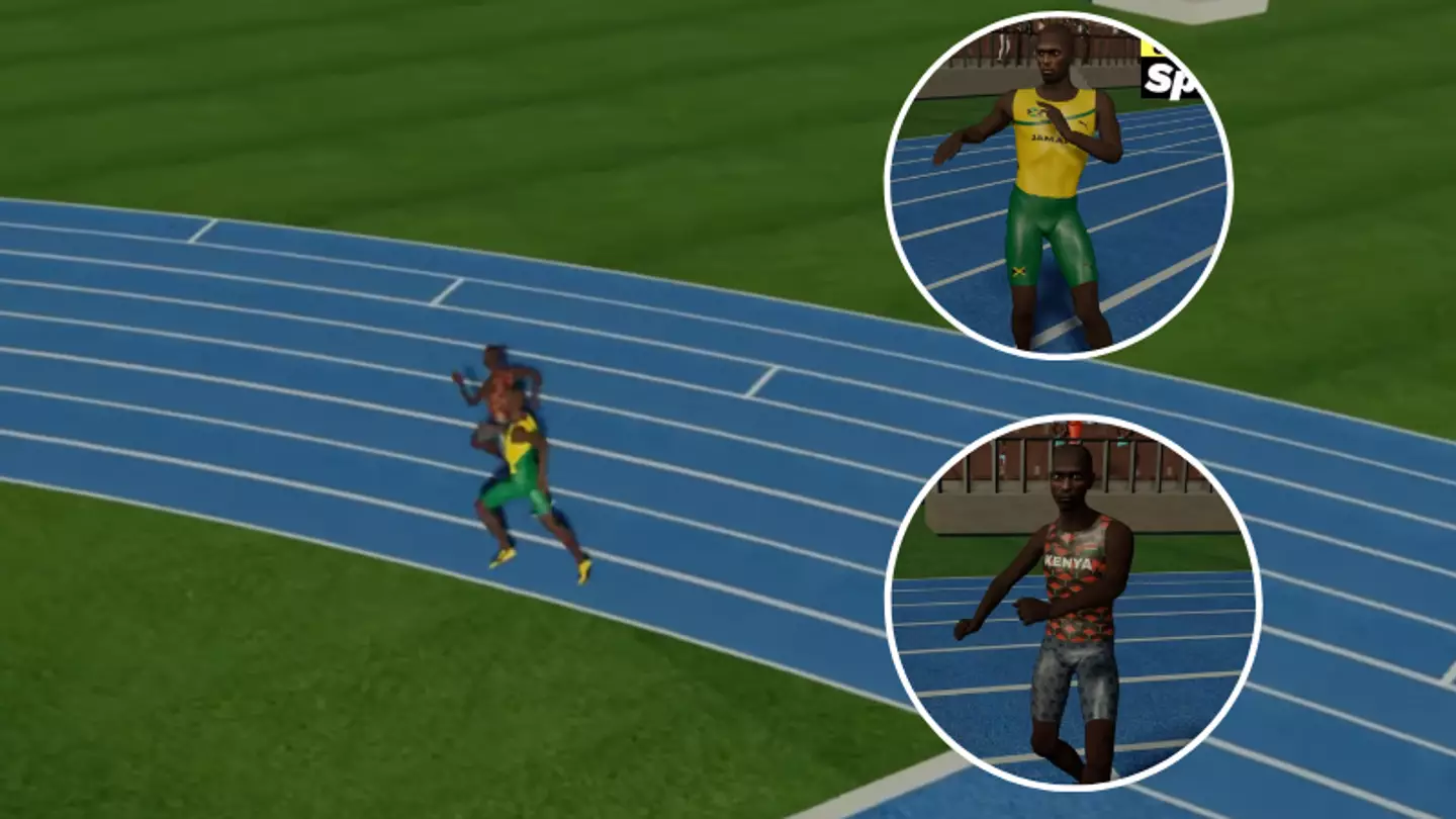 Incredible 3D simulation shows what would happen in race between Usain Bolt and marathon runner who did something no other human has managed