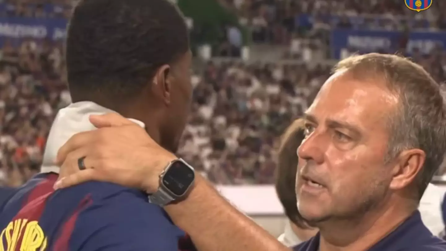 Hansi Flick explains decision to sub Marcus Rashford after bringing him on 30 minutes earlier in debut match