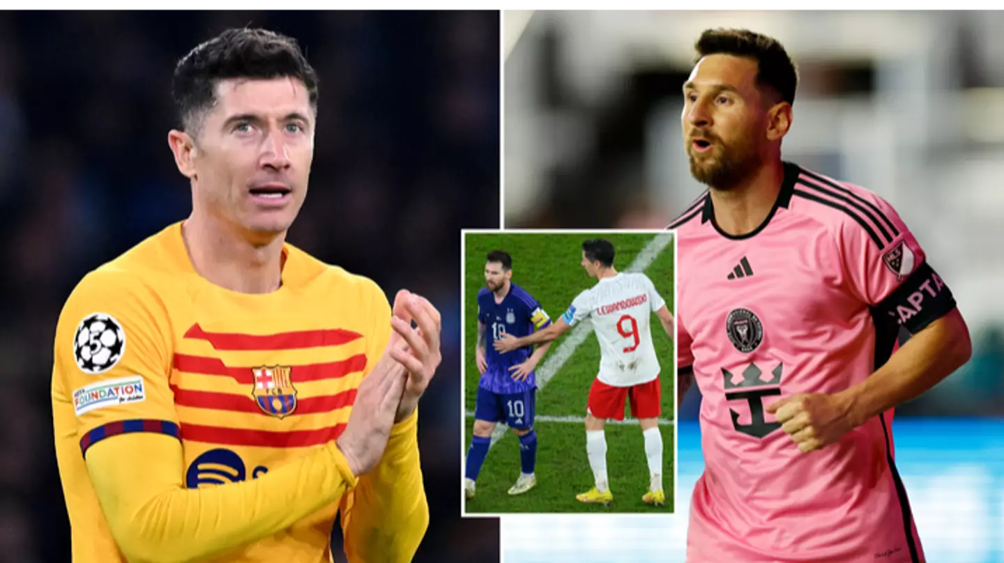 Robert Lewandowski broke impressive Lionel Messi record during Barcelona's draw with Napoli