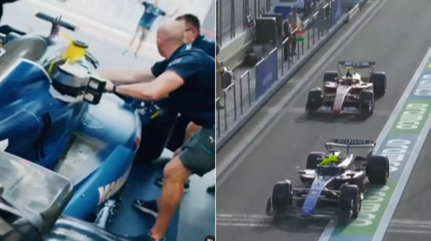 Behind-the-scenes footage shows F1 mechanic almost ran over after ‘never before seen’ pit crew error