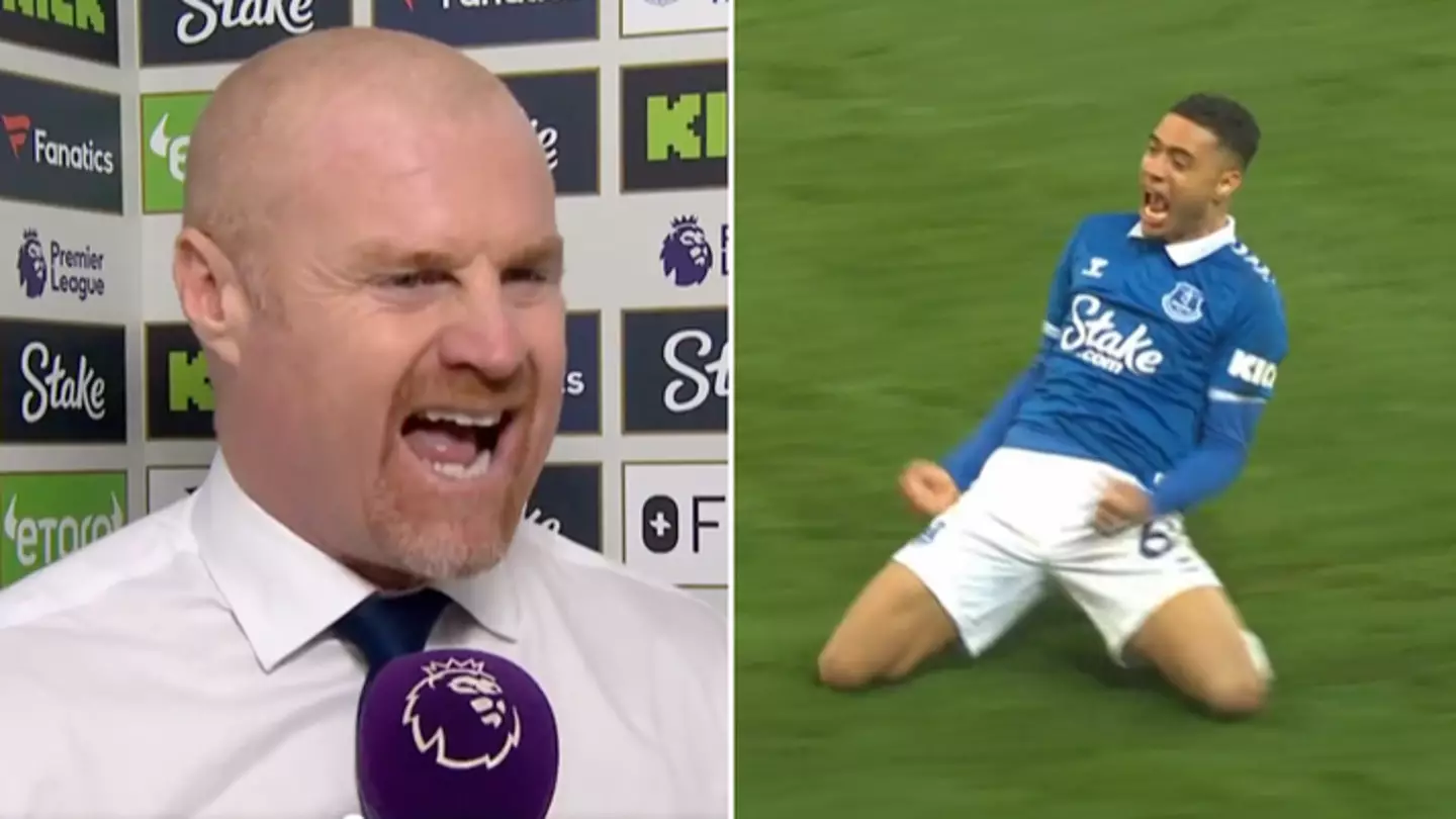 Sean Dyche’s reaction to how Lewis Dobbin celebrated his first Everton goal is peak Sean Dyche