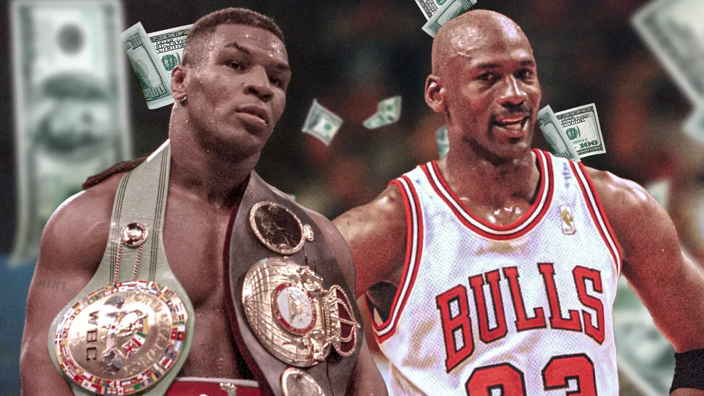Incredible graphic shows evolution of the world's best-paid athlete including Michael Jordan and Mike Tyson