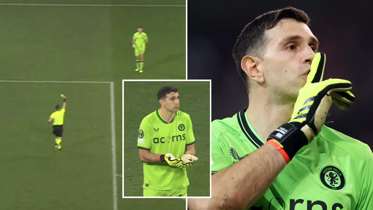 Will Emiliano Martinez be banned for Conference League semi-final after receiving two yellow cards?