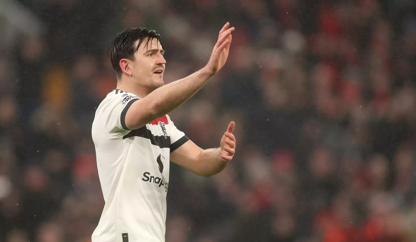 Harry Maguire's ex-teammate won the lottery back in 2021. Image: Getty