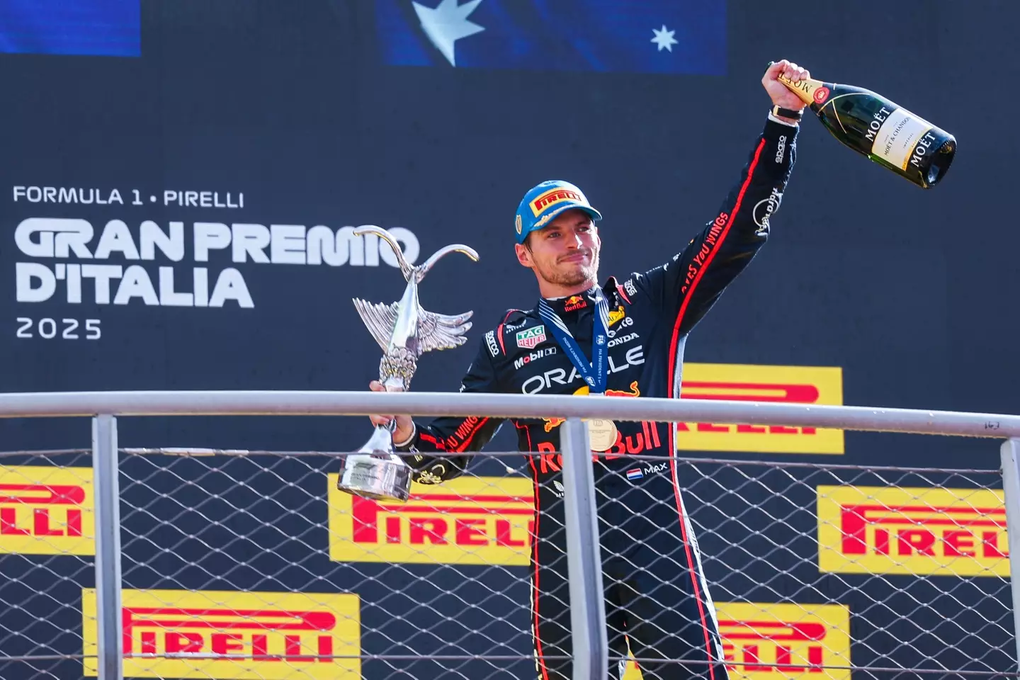 Max Verstappen won the Italian Grand Prix last weekend. Image: Getty