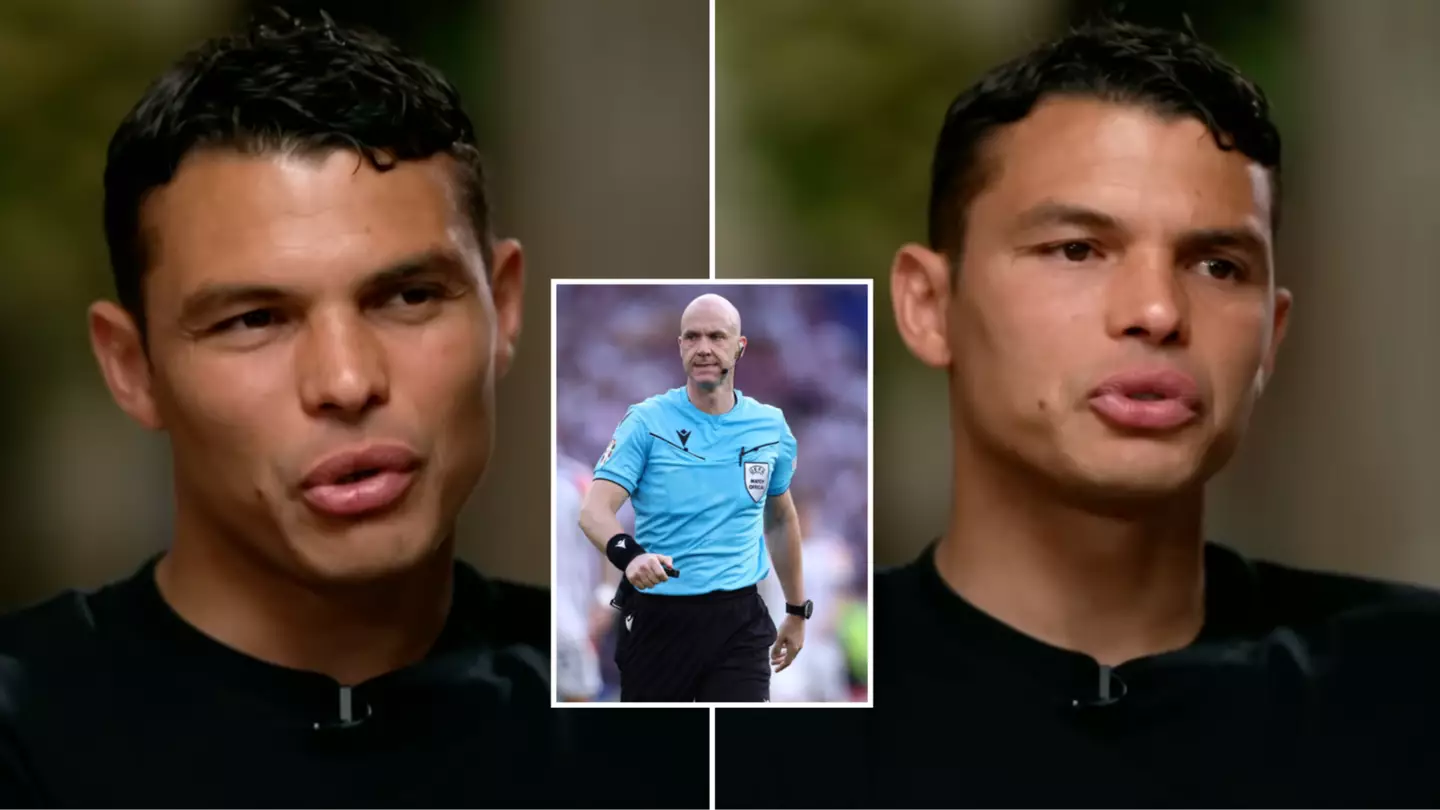 Thiago Silva aims savage dig at Anthony Taylor after watching Chelsea lose to Man City