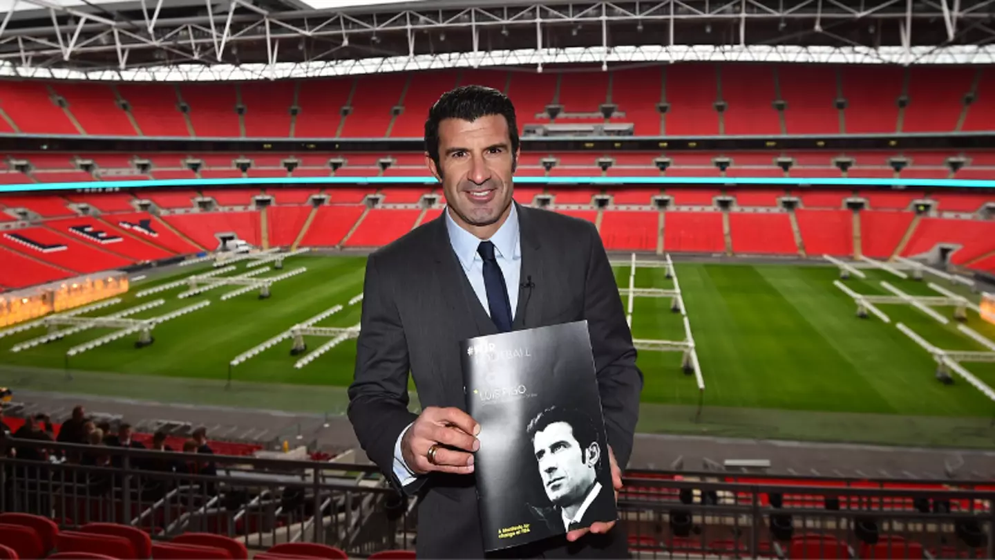 Luis Figo names the one England legend he wishes he played with for Real Madrid as 'pity' comment made