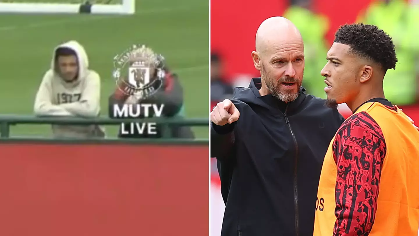 Jadon Sancho spotted watching Man United's U18s after being banished from first-team